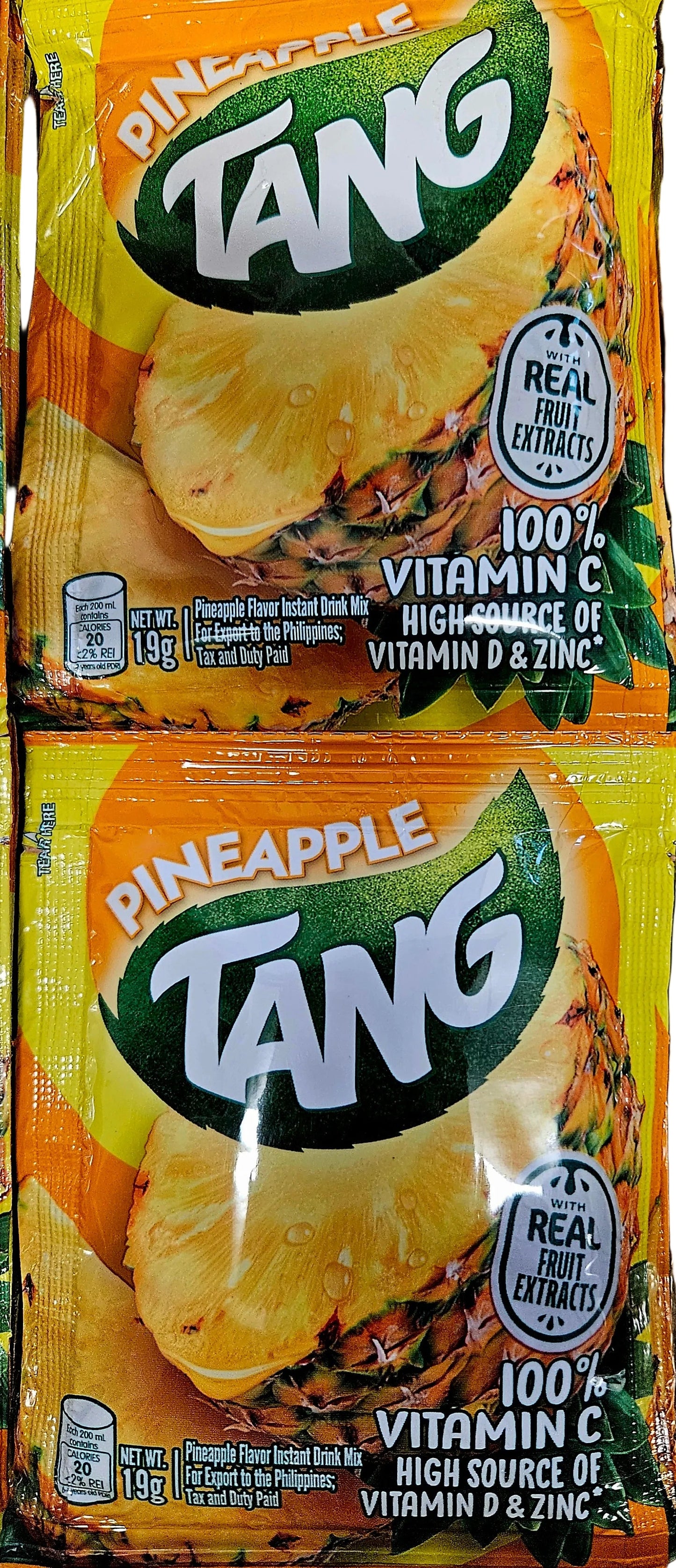 TANG PINEAPPLE POWDER JUICE DRINK 19G (SACHET)