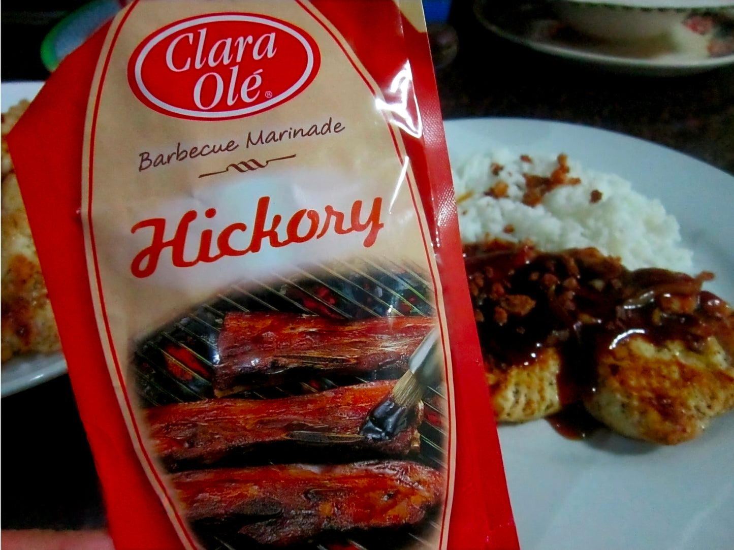 Clara Olè HICKORY BARBEQUE MARINADE 225g Doy Pack