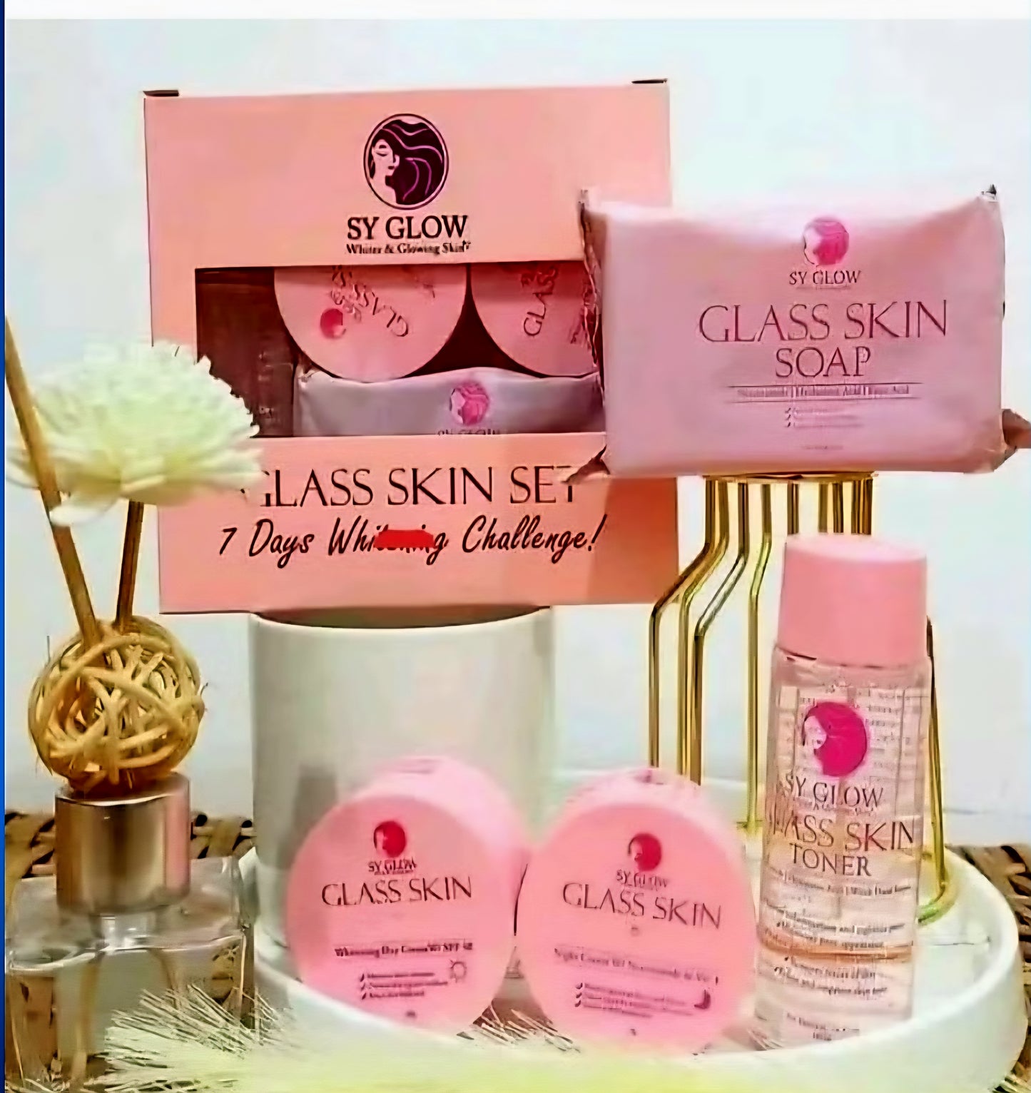 SY GLOW Glass Skin Set 7-Days Challenge POUCH (New Packaging)