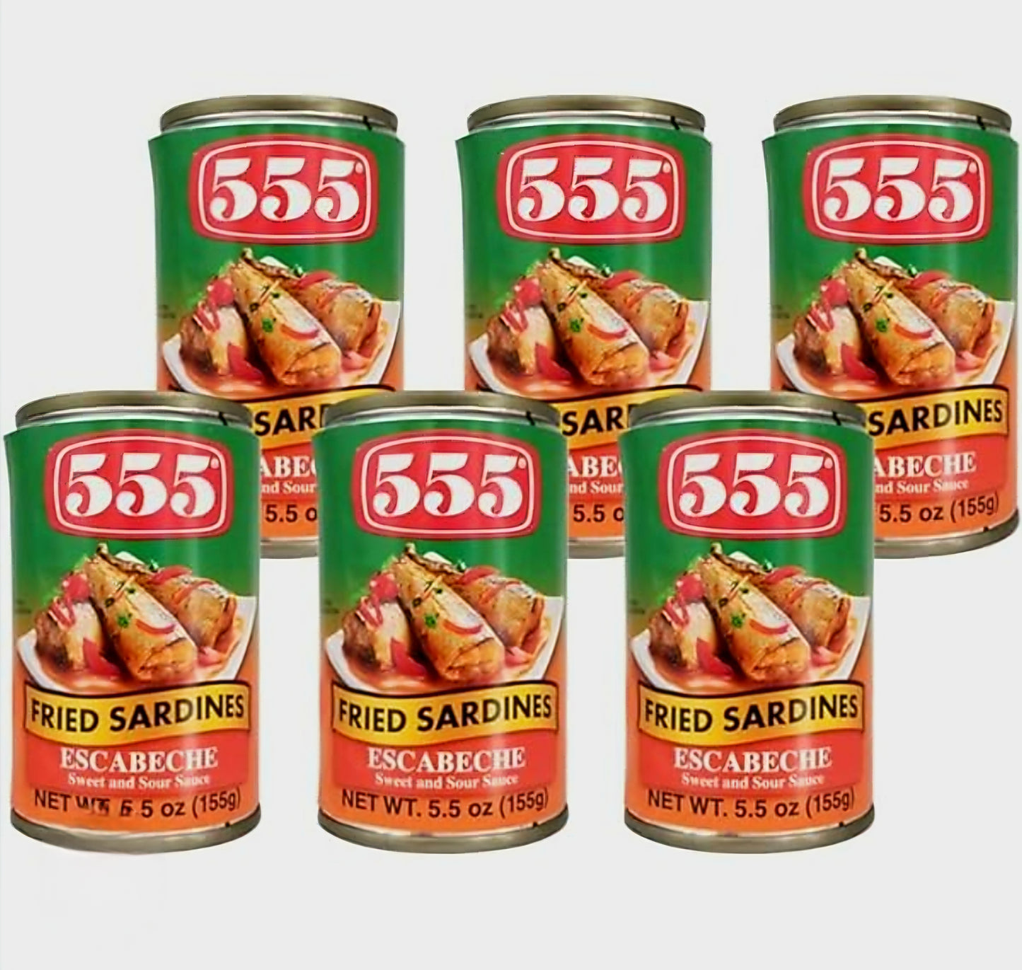 555 Fried Sardines ESCABECHE 155g