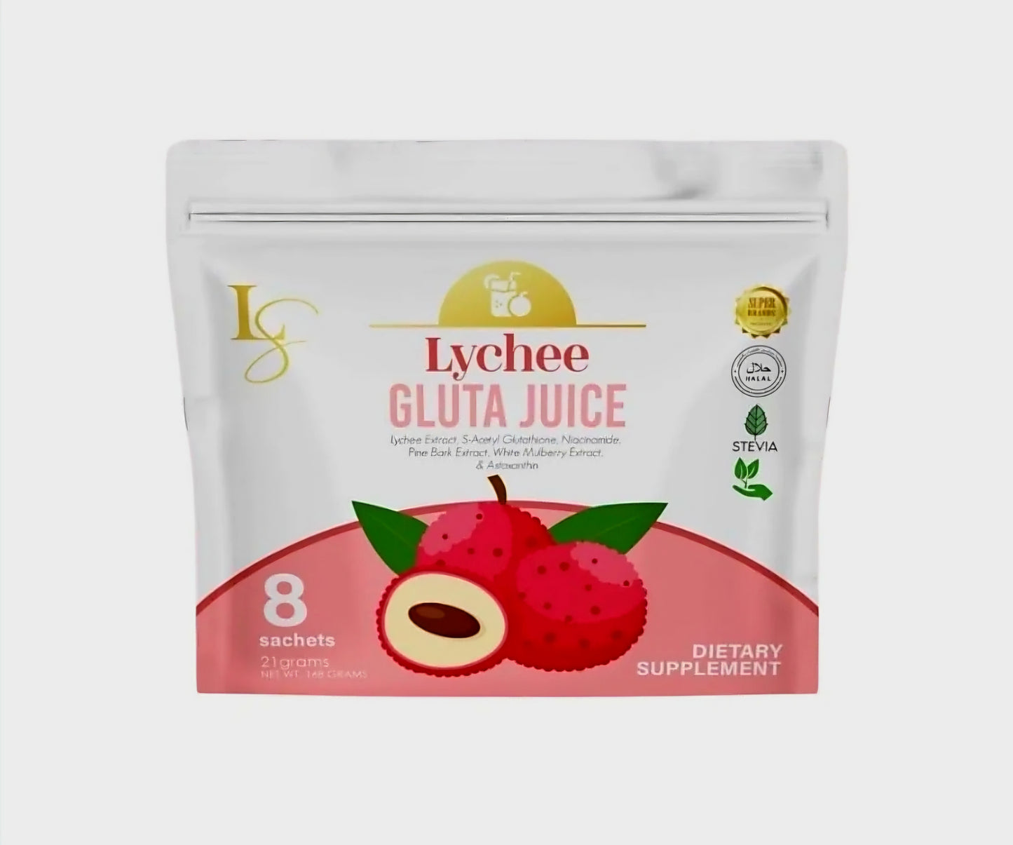 Luxe Slim LYCHEE GLUTA Juice 22g×8 Sachets