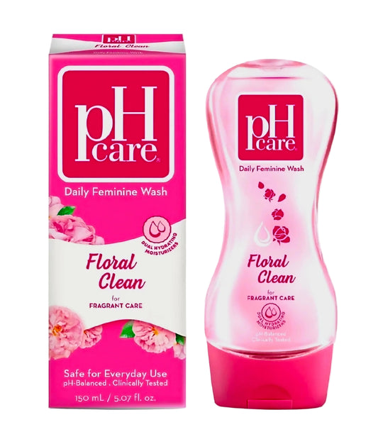 PH Care FLORAL CLEAN Daily Feminine Wash 150ml (MEDIUM)