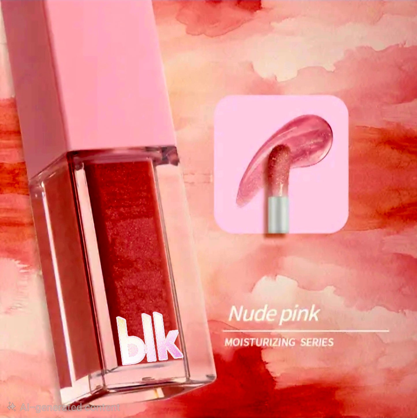 BLK Organic Vegan Plumping & Moisturizing Lip Oil Tint Glow FRUIT COLORS 10ml