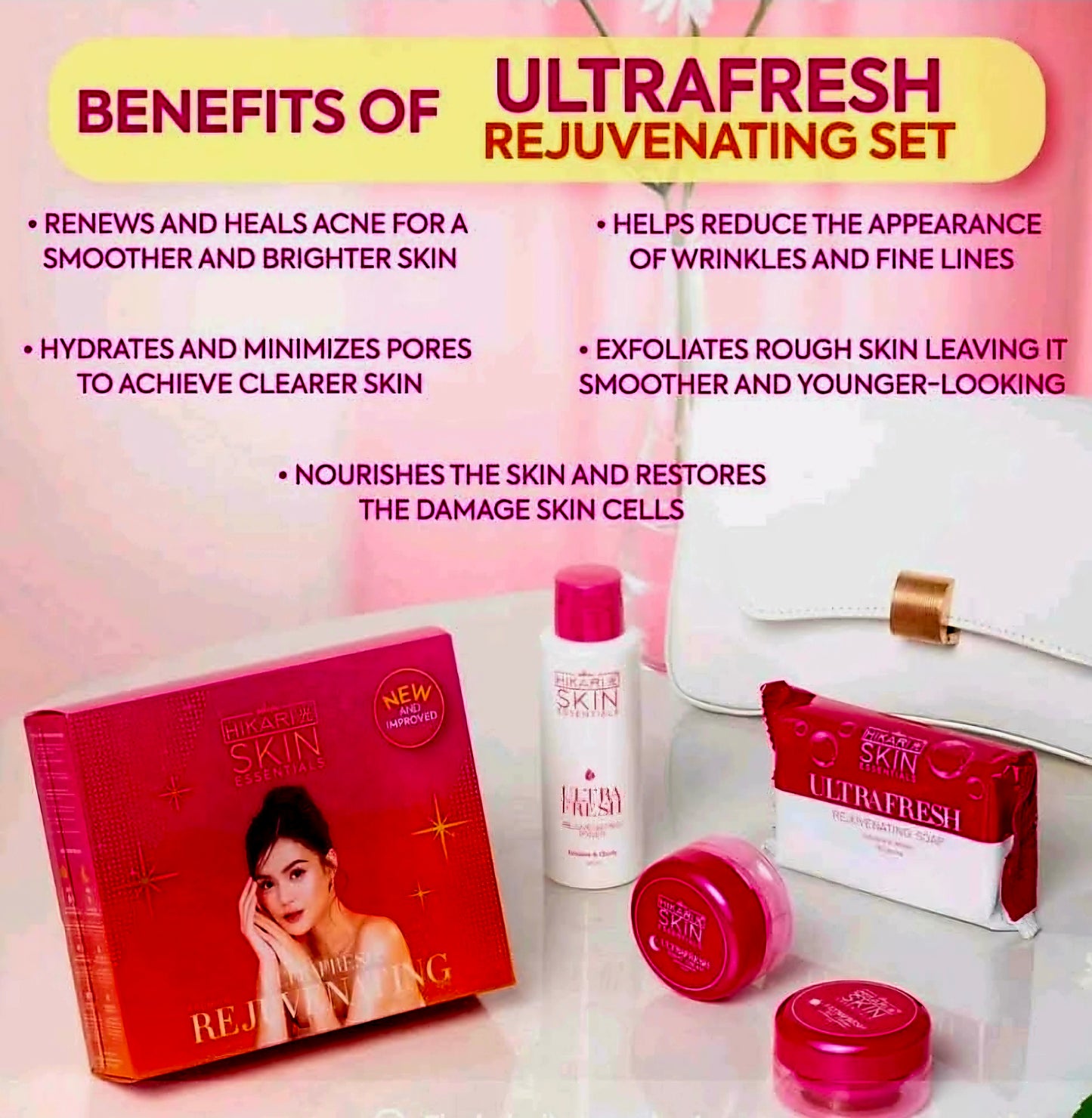 Hikari Skin Essentials ULTRAFRESH PREMIUM REJUVENATING SET