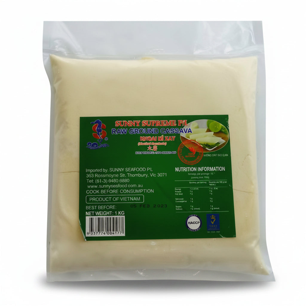 SUNNY FROZEN GRATED CASSAVA 1-KILO (DELIVERY/PICKED UP ONLY) COMMERCIAL USE PACK