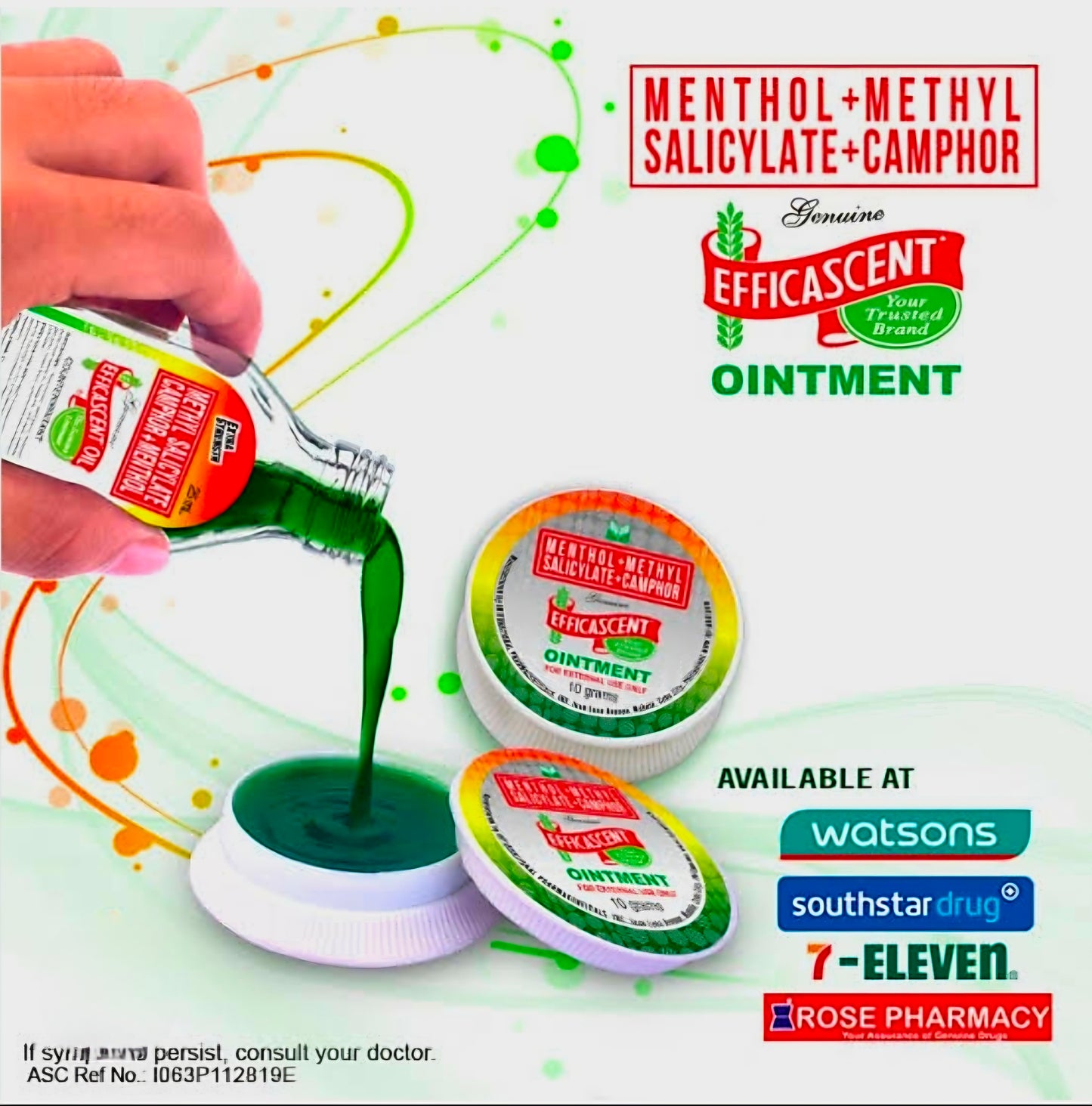 EFFICASCENT Ointment 10g (TRAVEL SIZE)