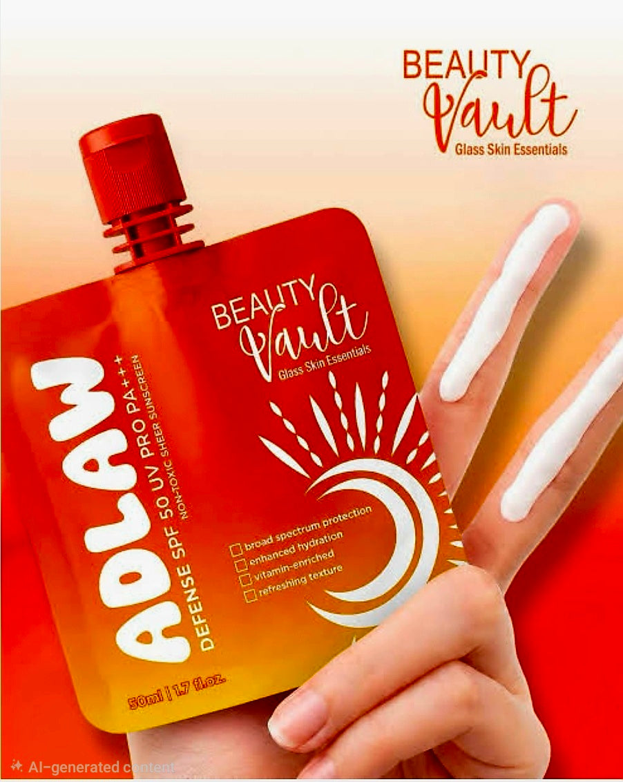 BEAUTY VAULT ADLAW DEFENSE SUNSCREEN SPF50 50ML