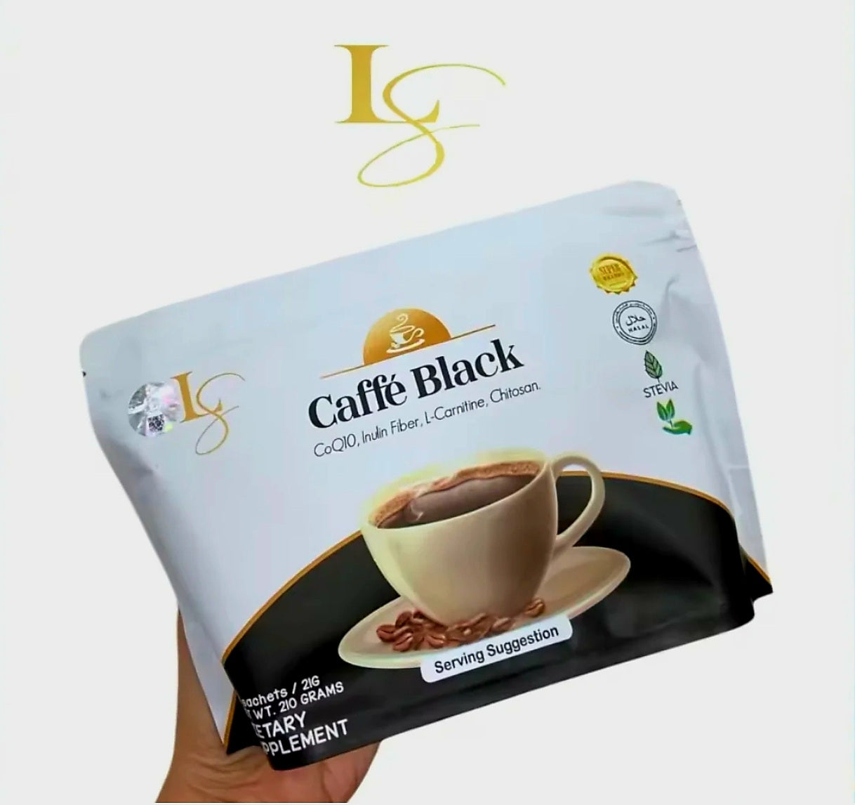 Luxe Slim CAFFE BLACK 21g x 10 sachets