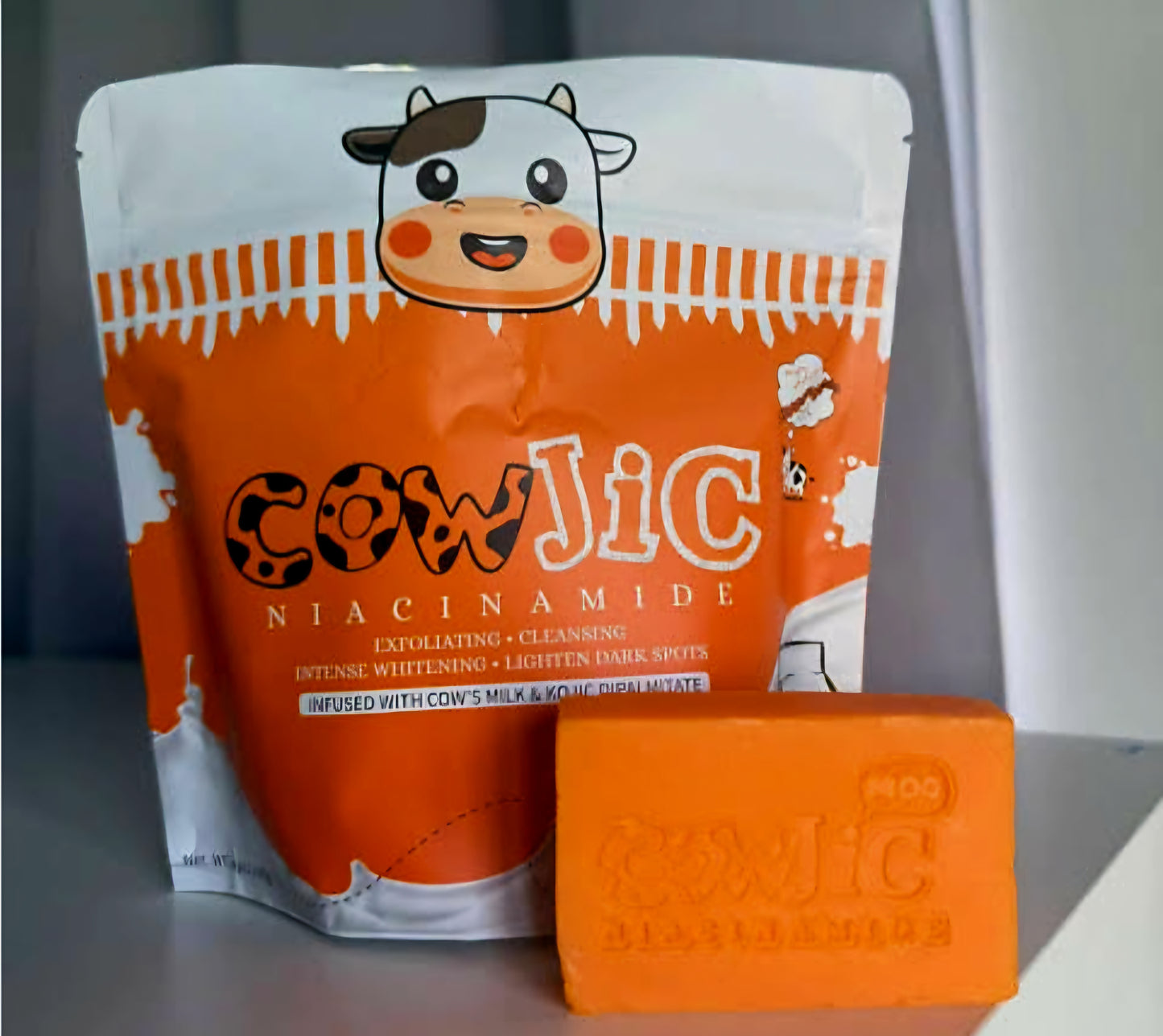 COWJIC Niacinamide Milk Soap 80g×5pcs (5-PACK)