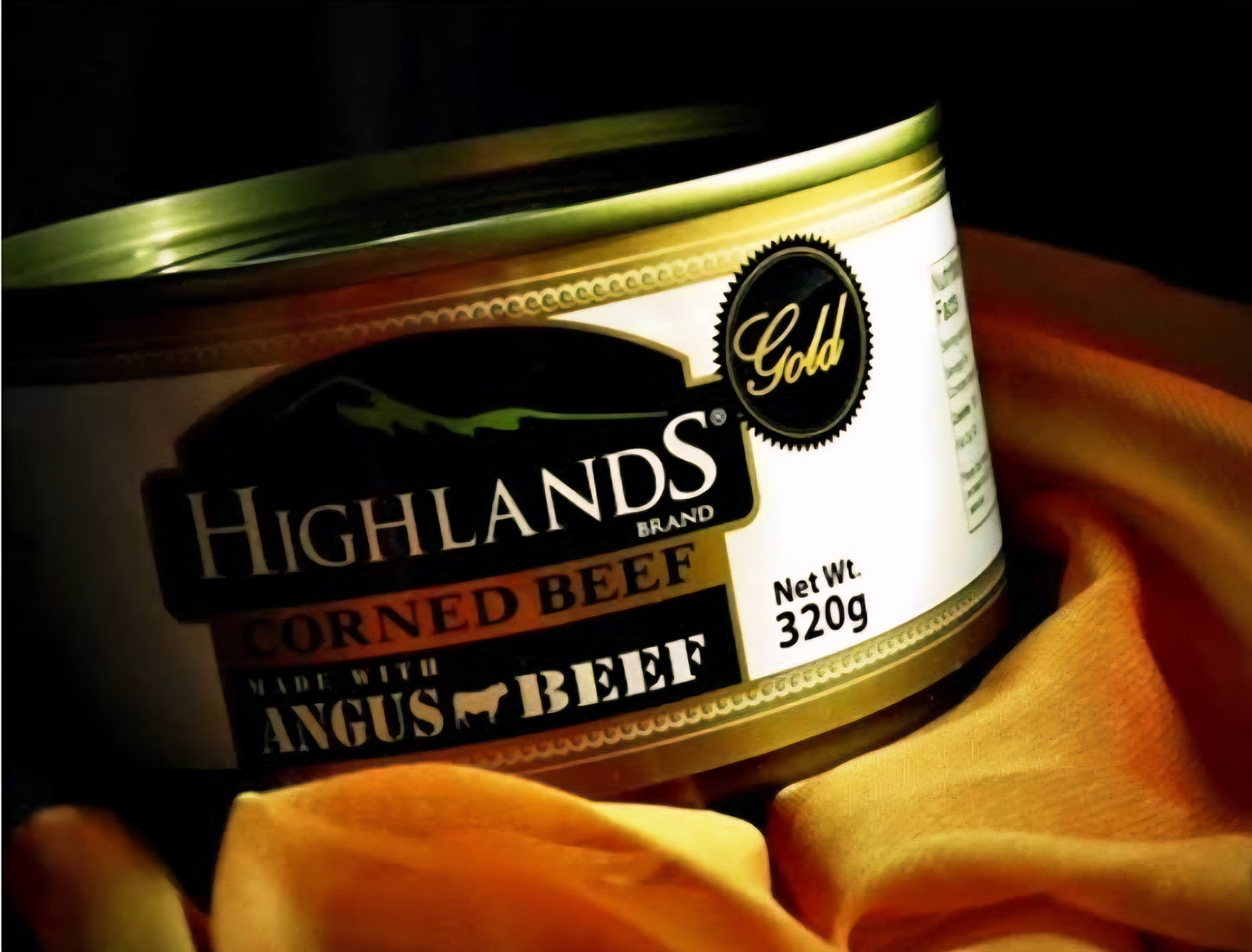 Highlands ANGUS BEEF Corned Beef 320g FLAT TIN