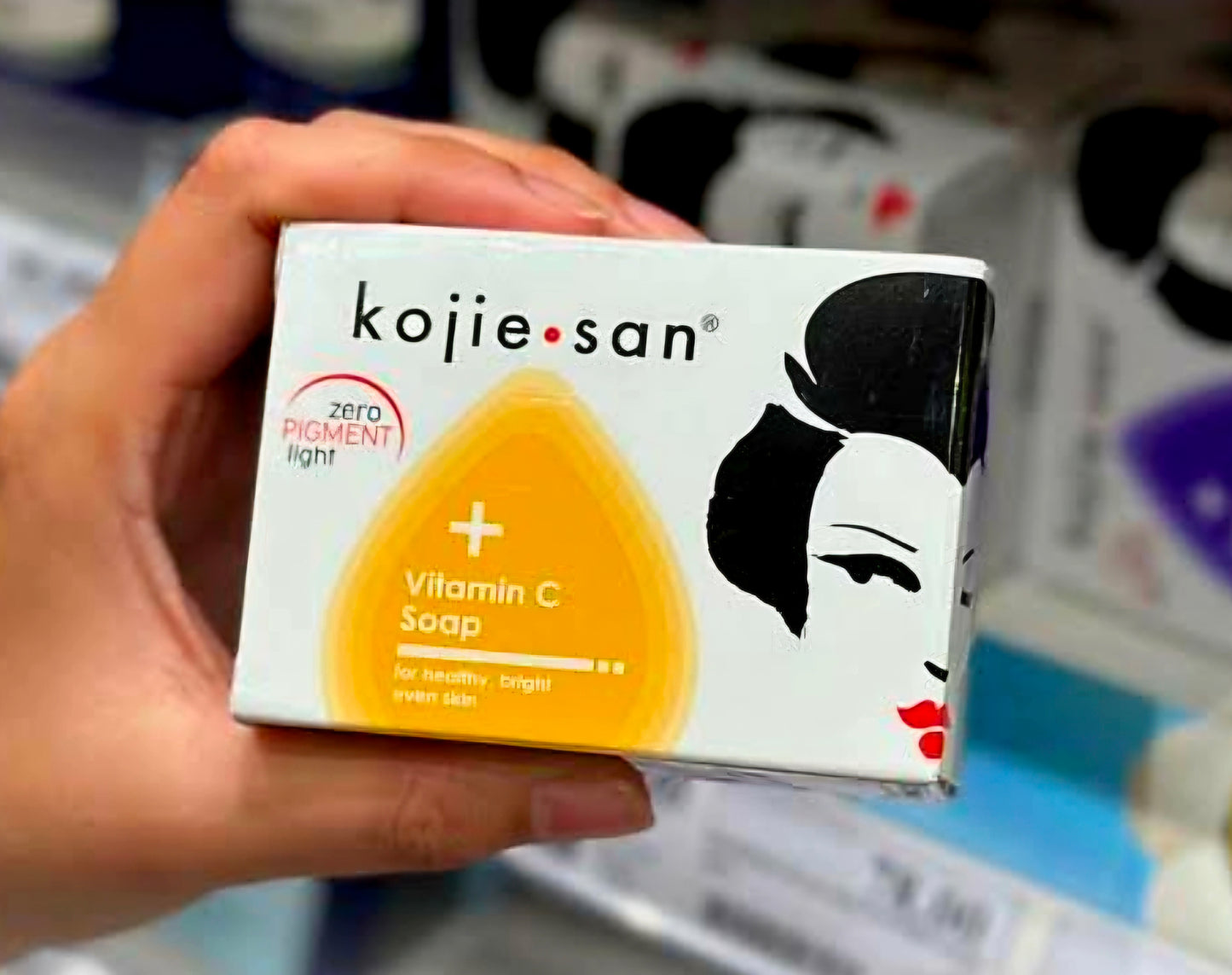 Kojie San VITAMIN C SOAP Zero Pigment Light 100g (YELLOW)
