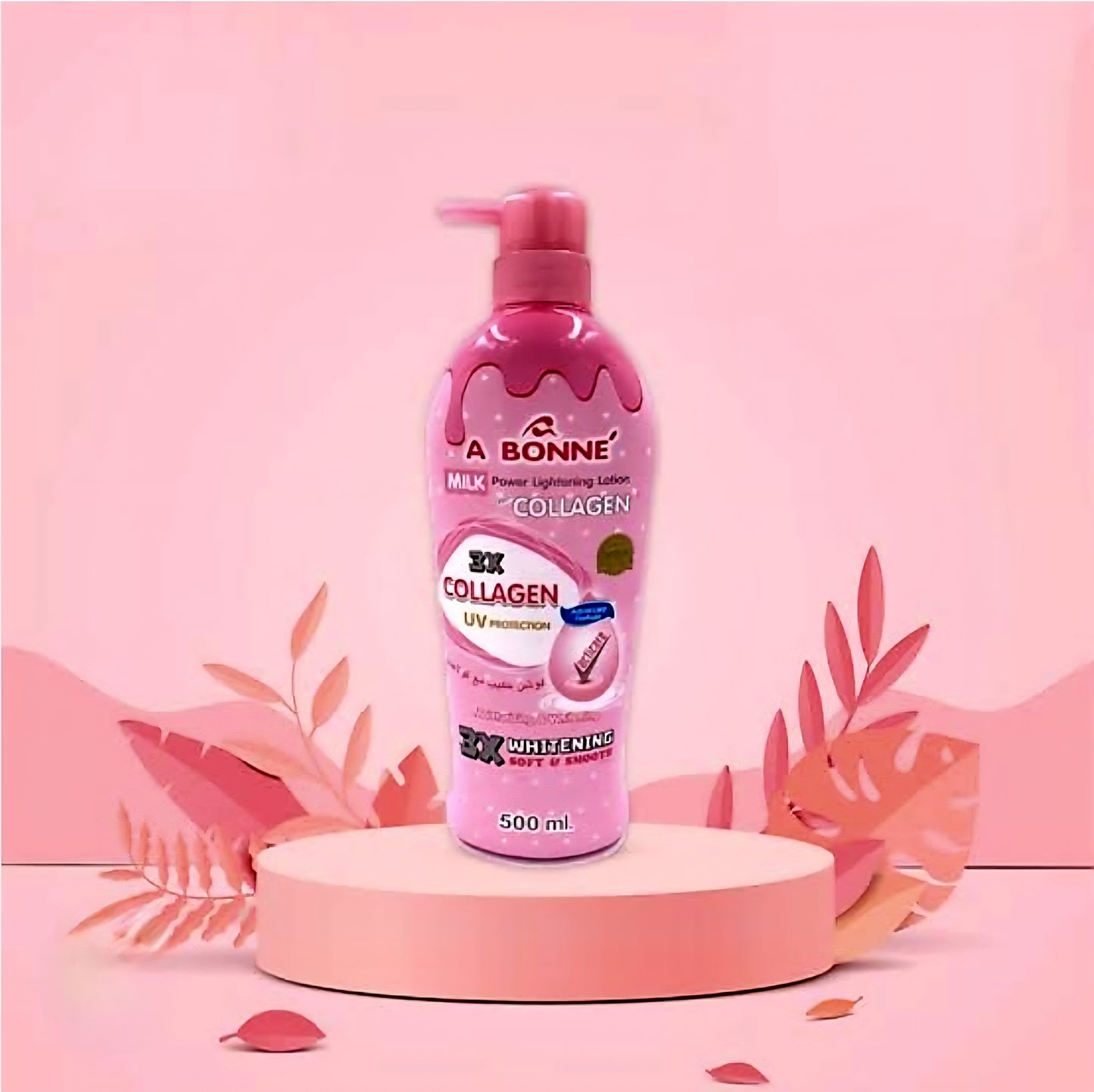 A BONNE' 3X COLLAGEN Milk Whitening Lotion 500ml