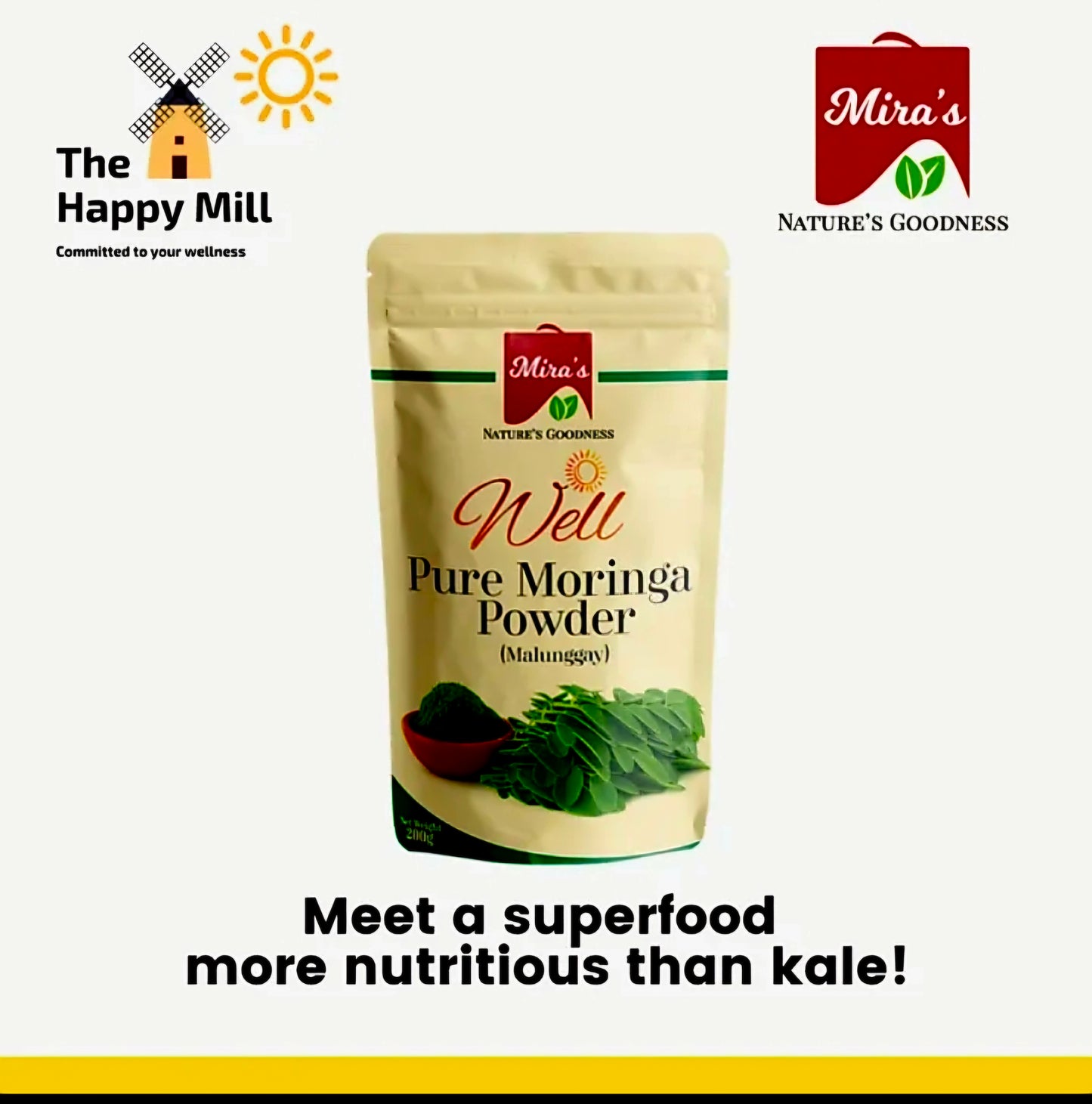 Mira's Nature's Goodness PURE MORINGA POWDER (Malunggay) 100g
