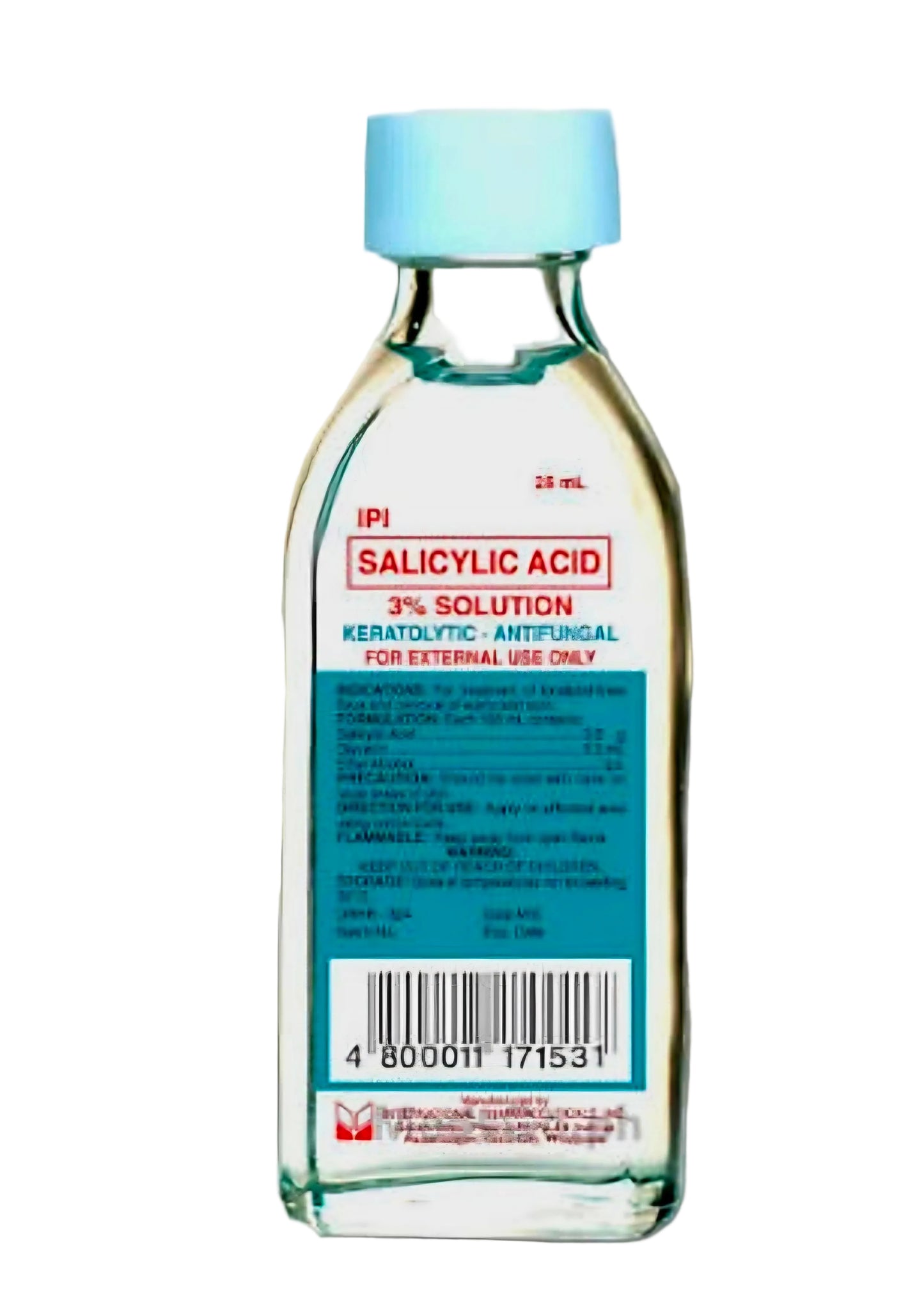 IPI SALICYLIC ACID Keratolytic Antifungal 25ml (MINI TRAVEL SIZE)