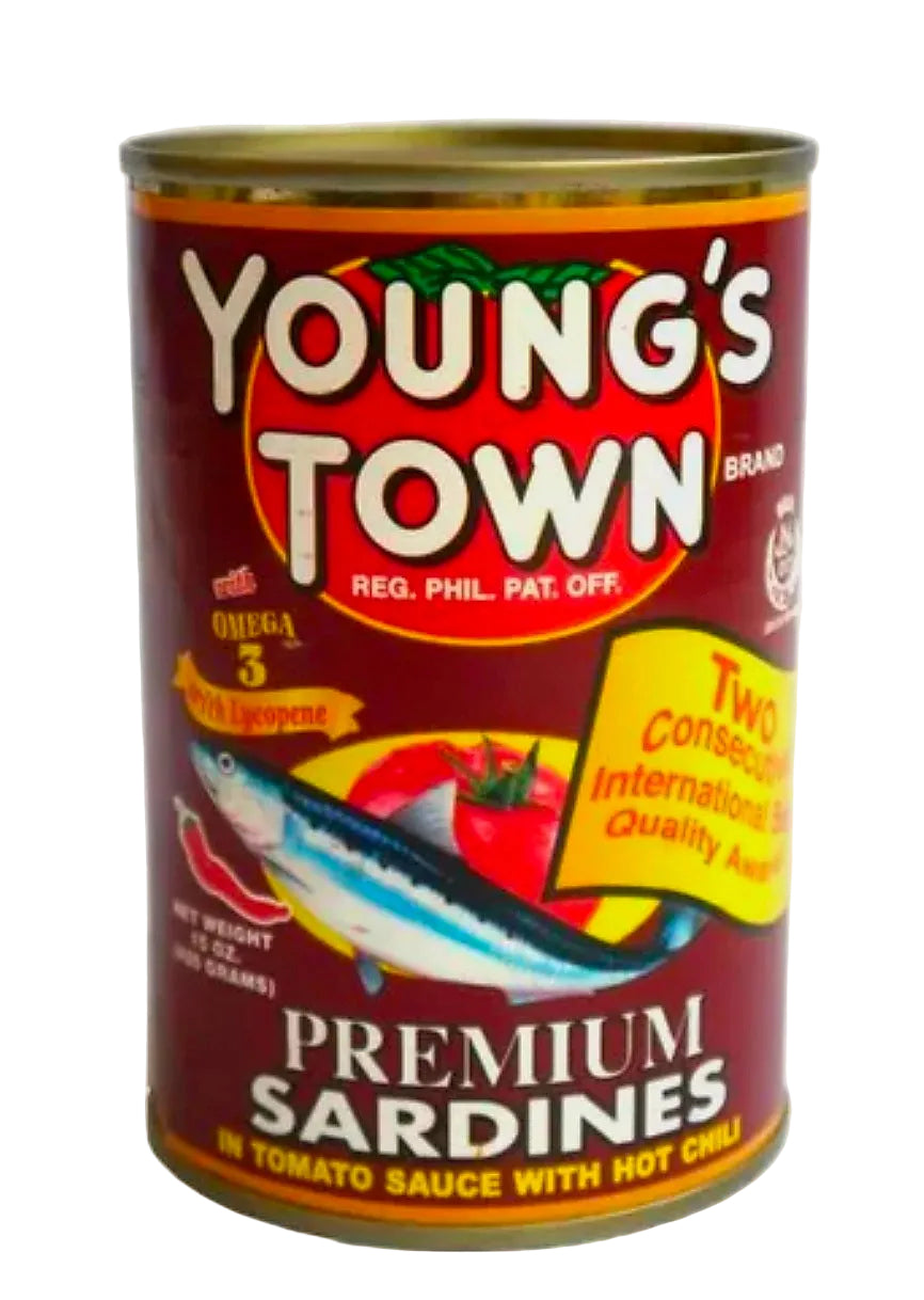YOUNG'S TOWN SARDINES IN TOMATO SAUCE WITH CHILI 425G (LARGE)