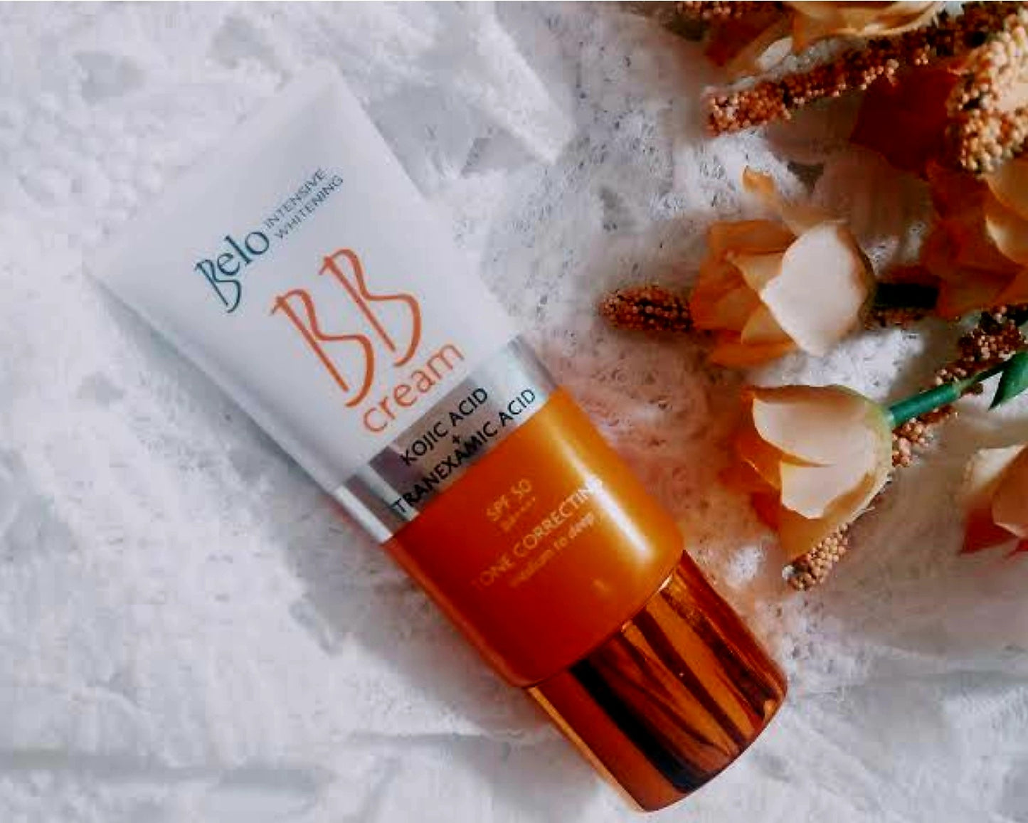 BELO Intensive Whitening BB CREAM with KOJIC & TRANEXAMIC ACID 50ml SPF50 PA++++