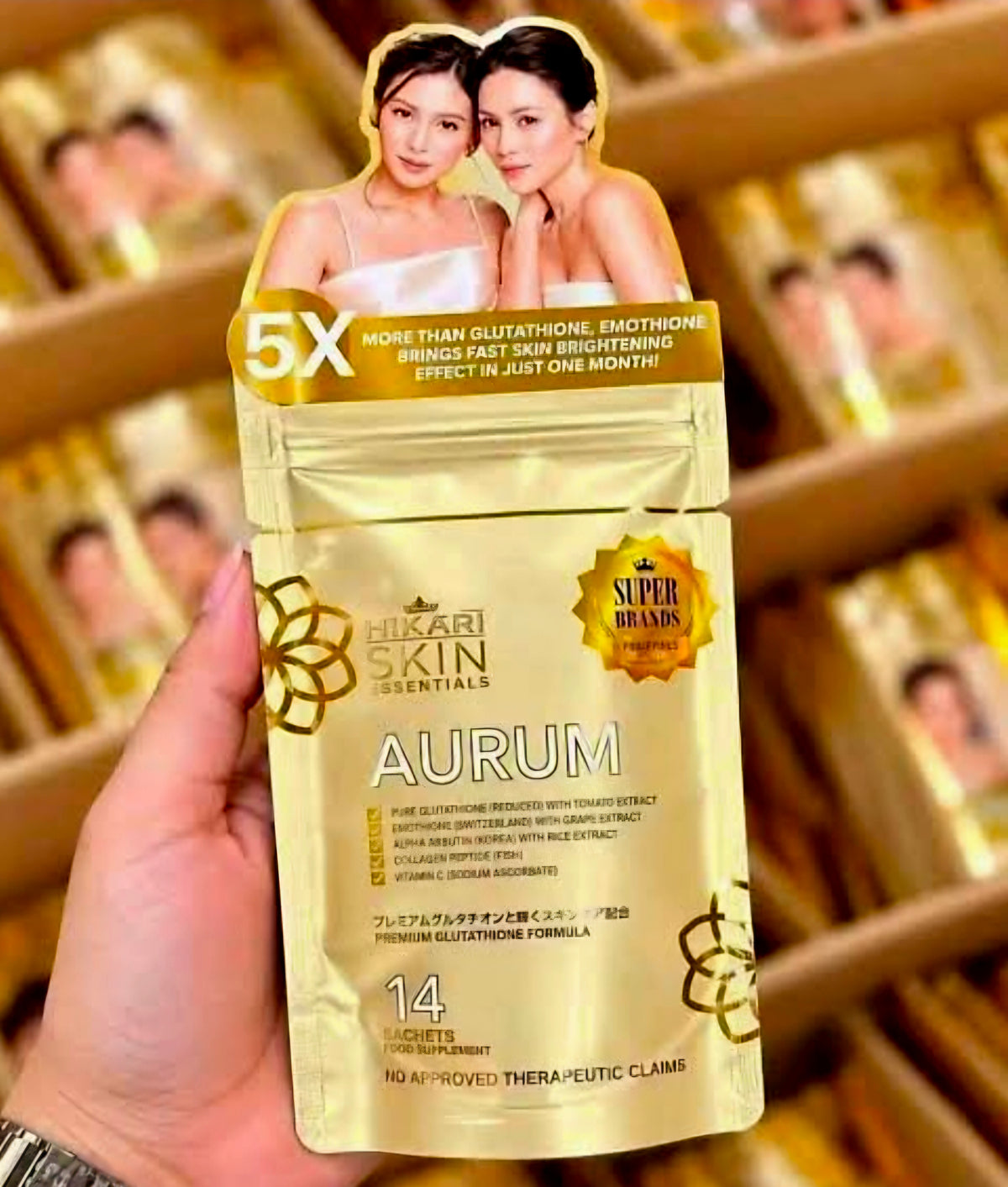 HIKARI AURUM ON-THE-GO TRIAL PACK POUCH 14-CAPSULES