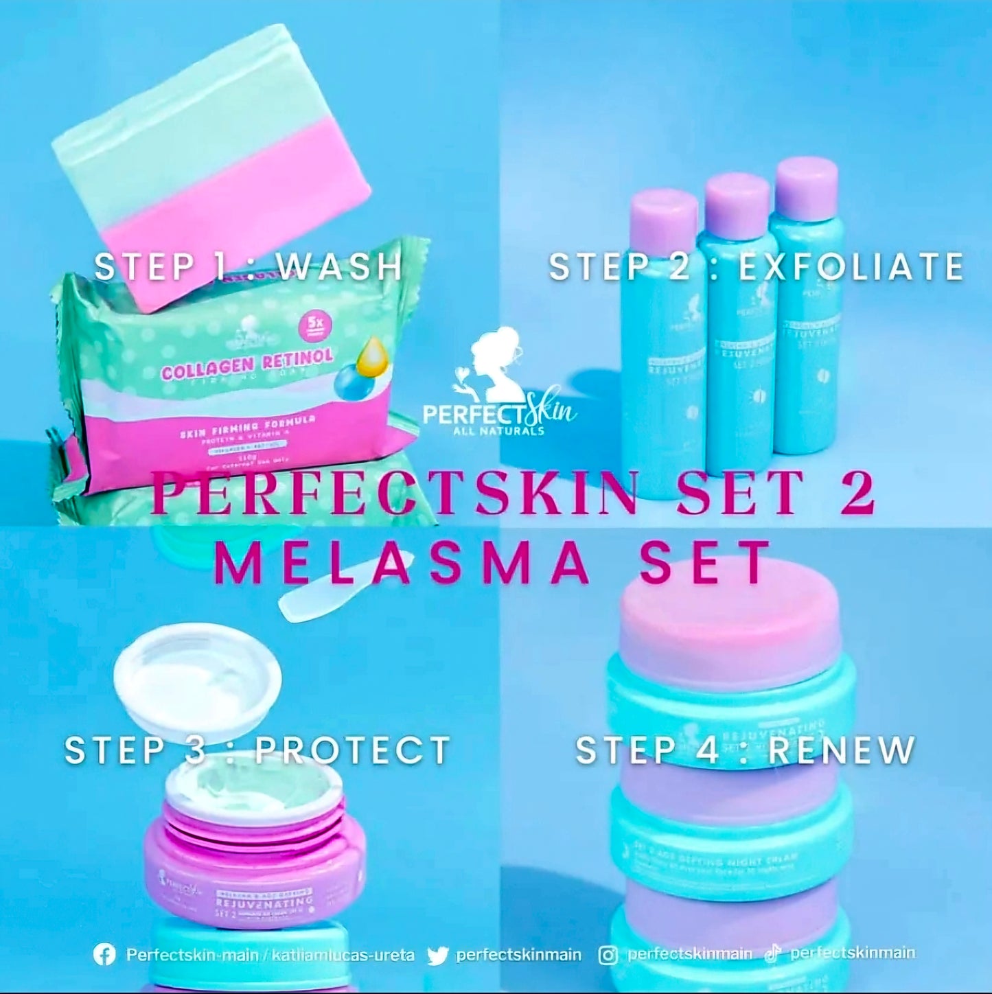 Perfect Skin REJUVENATING SET#2 Melasma & Age-Defying Set