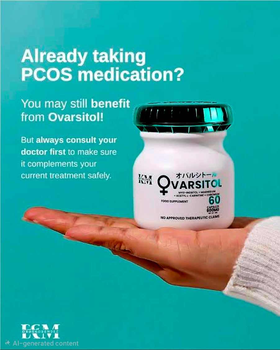 KM OVARSITOL 60-Capsules (Myo-Inositol + Magnesium + Acetyl L-Carnitine + Chromium)