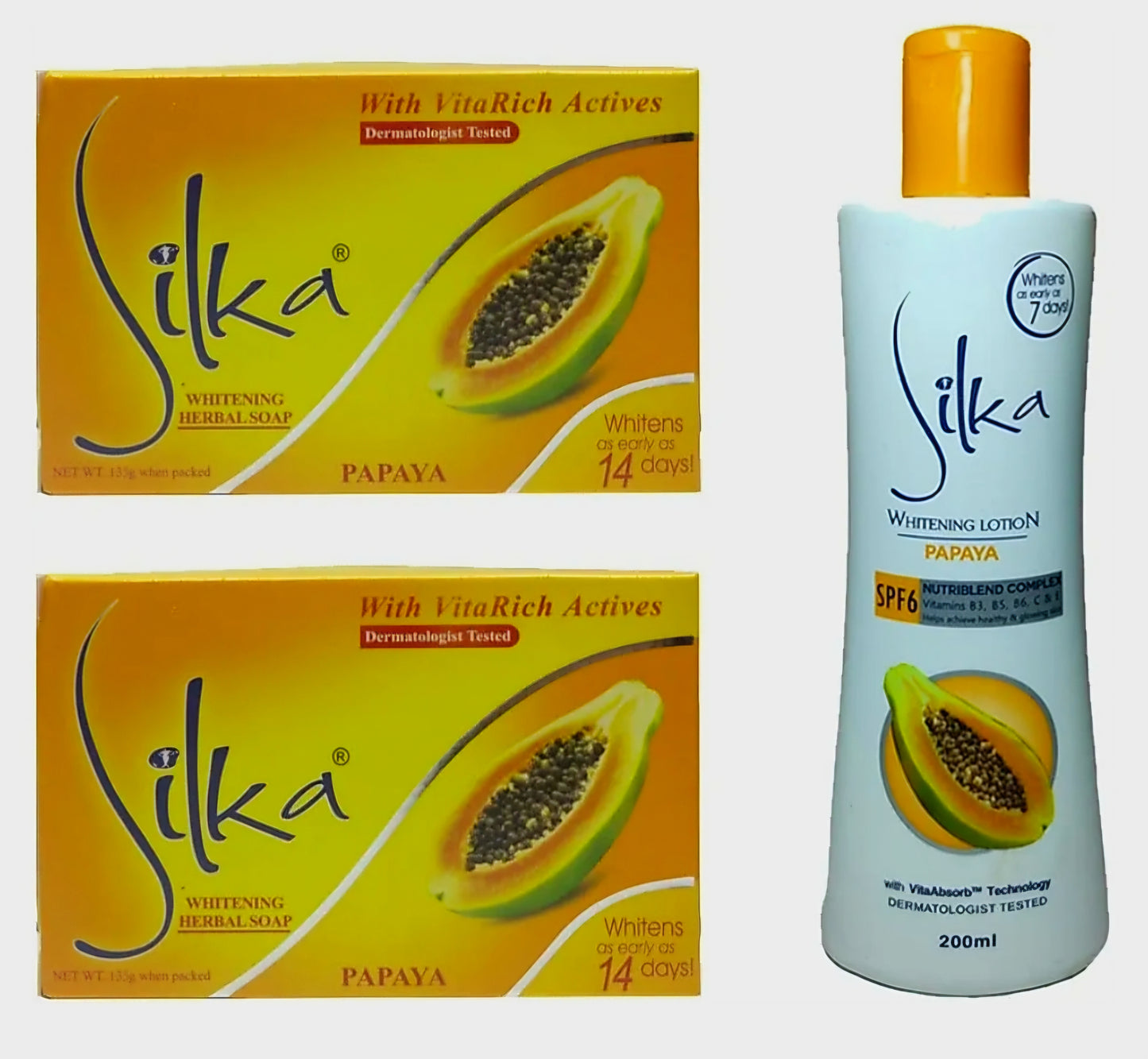 Silka ORANGE PAPAYA Body Lotion 200ml