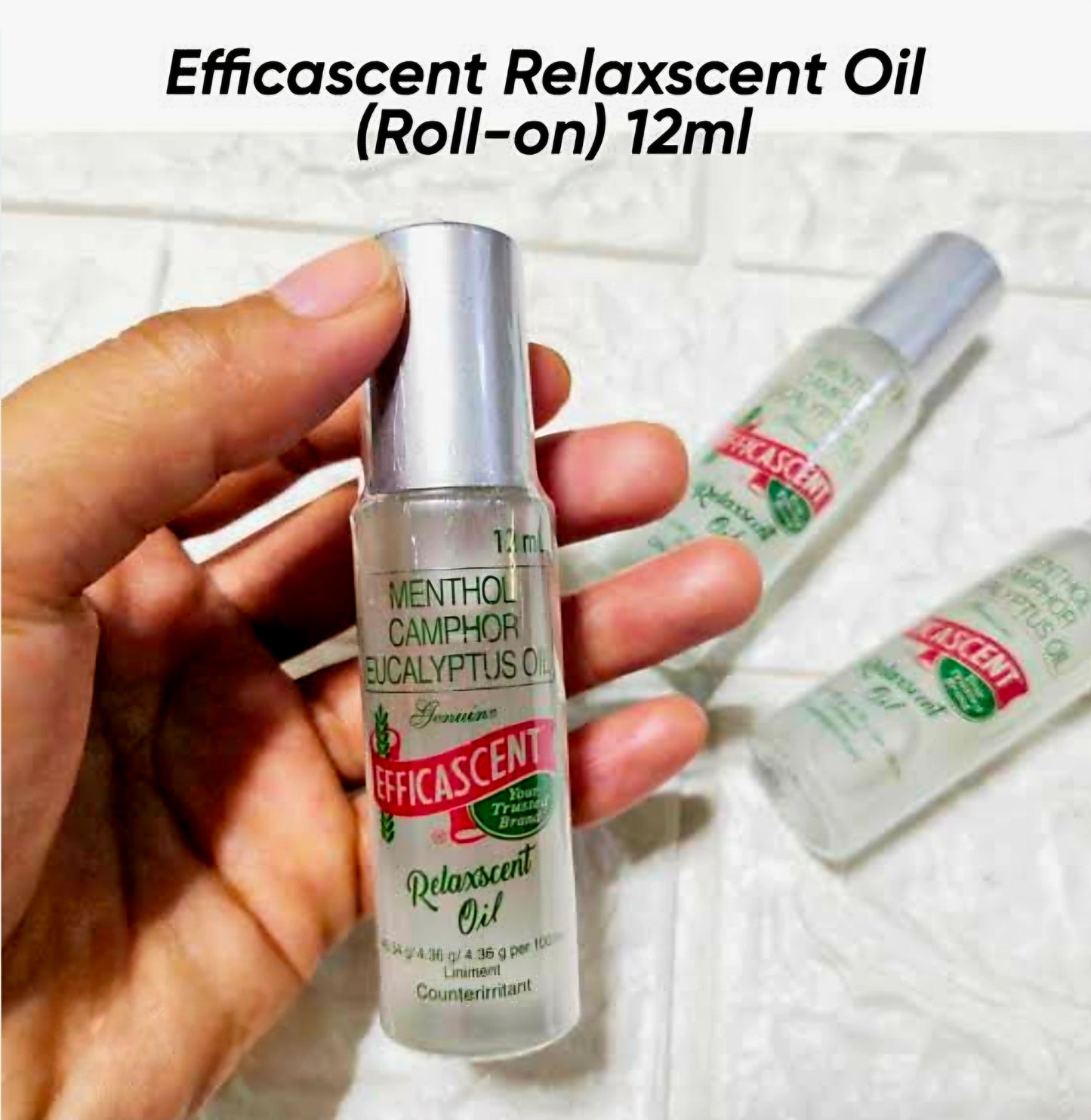 Efficascent Relaxscent Oil "CALM" Lavender Scent 12ml
