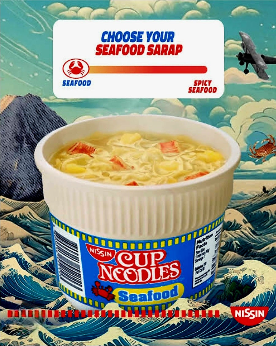 Nissin Cup Noodles SEAFOOD FLAVOR 60g