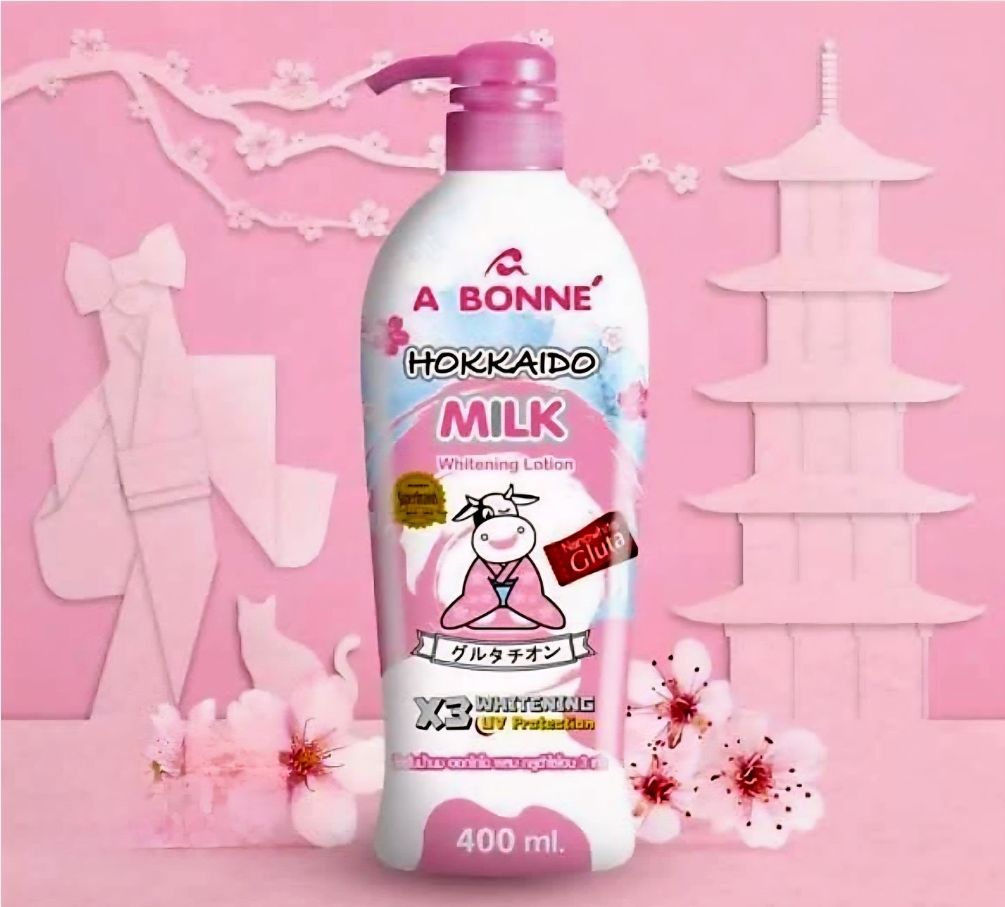 A BONNE' HOKKAIDO Milk Whitening Lotion 500ml