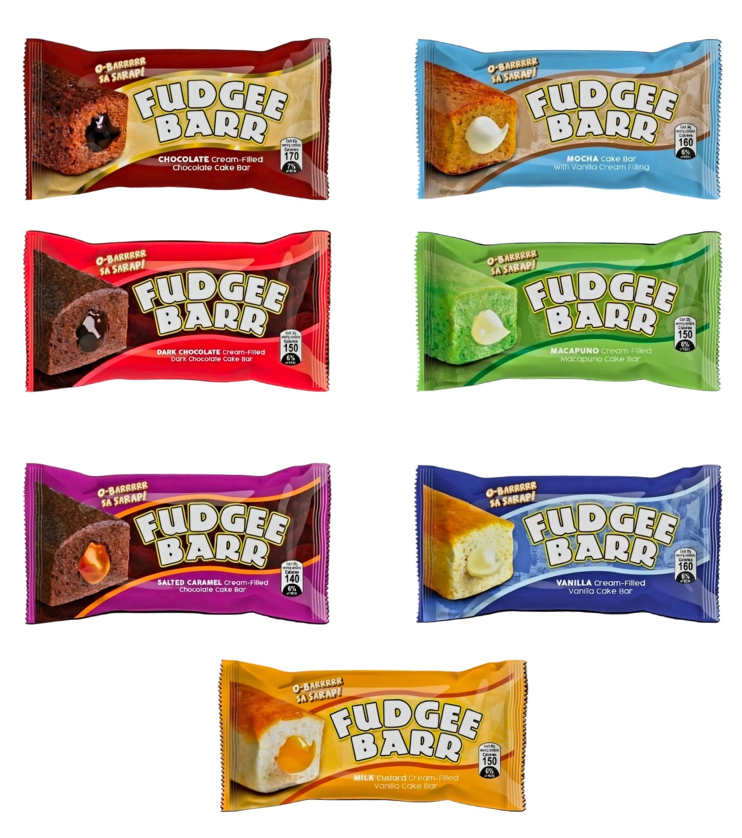 FUDGEE BARR FLAVOR COMBO 42G×10 (19/05/27)