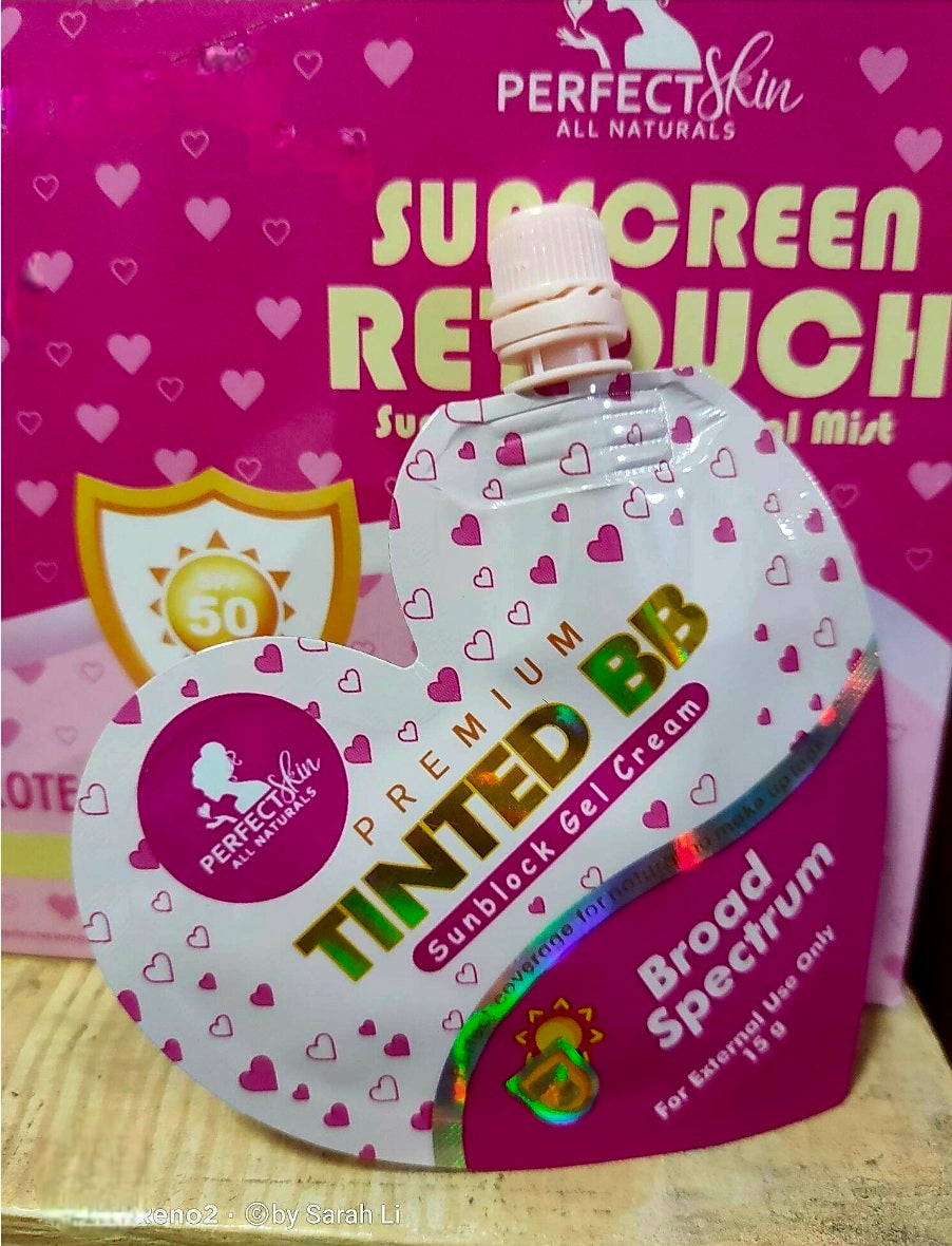 Perfect Skin PREMIUM TINTED BB Sunblock Gel Cream 15g (Mini Travel Pack) BBD: 30.06.26