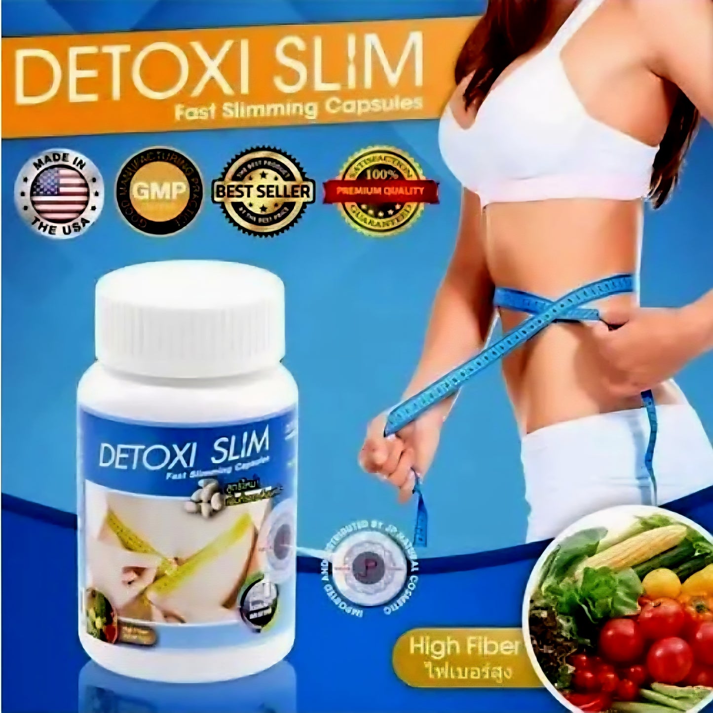 DETOXI SLIM Fast Slimming Capsules 30caps
