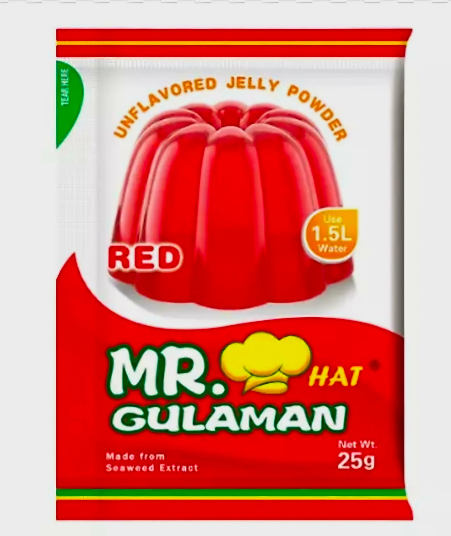 MR HAT UNFLAVORED RED GULAMAN 25G×10 BOX