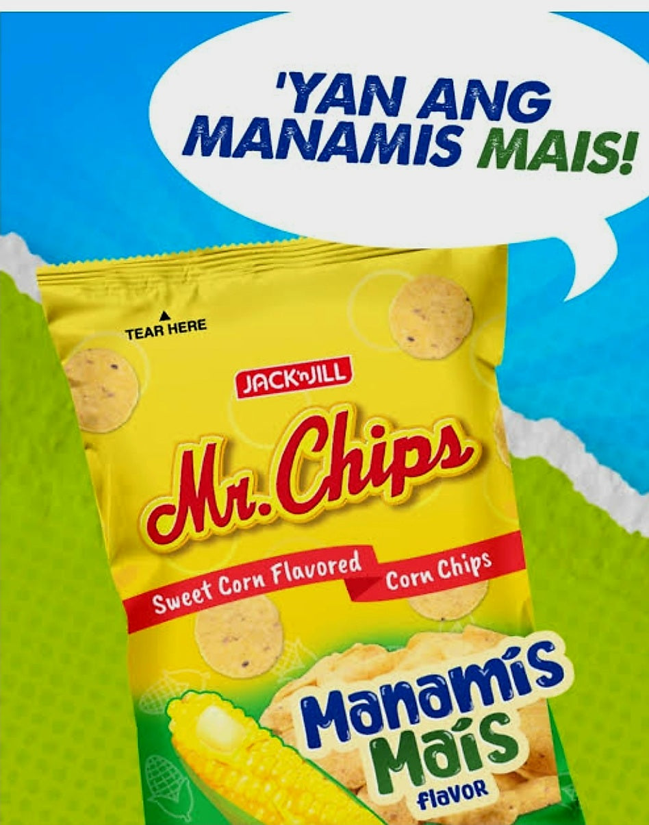 Mr.Chips MANAMIS MAIS Sweet Corn Flavored Corn Chips 110g