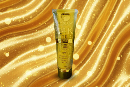 SY GLOW 24K LUMINOUS BRIGHTENING WHITENING LOTION SPF75 250ML