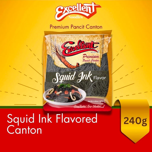 EXCELLENT SQUID INK PREMIUM PANCIT CANTON 240G
