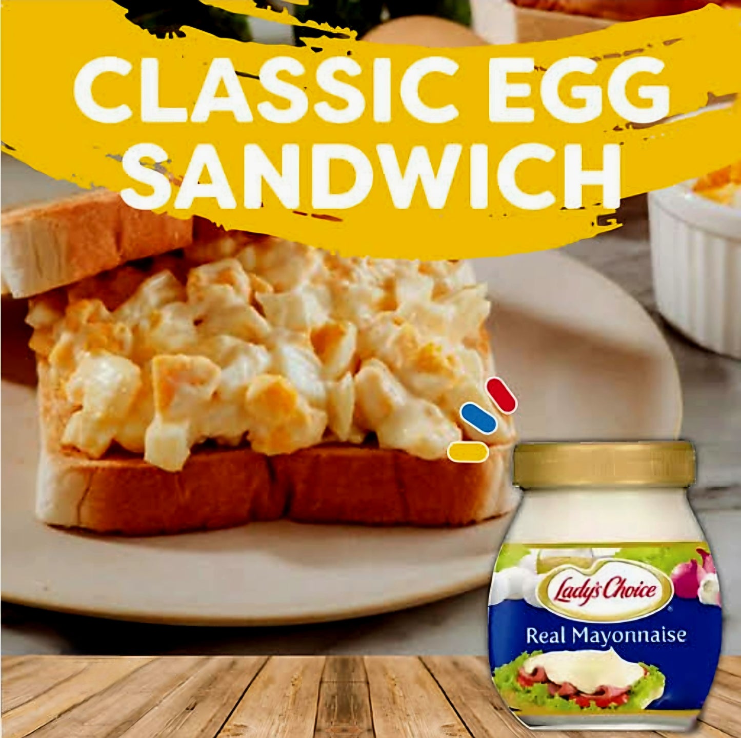 Lady's Choice REAL MAYONNAISE 470ml in POUCH
