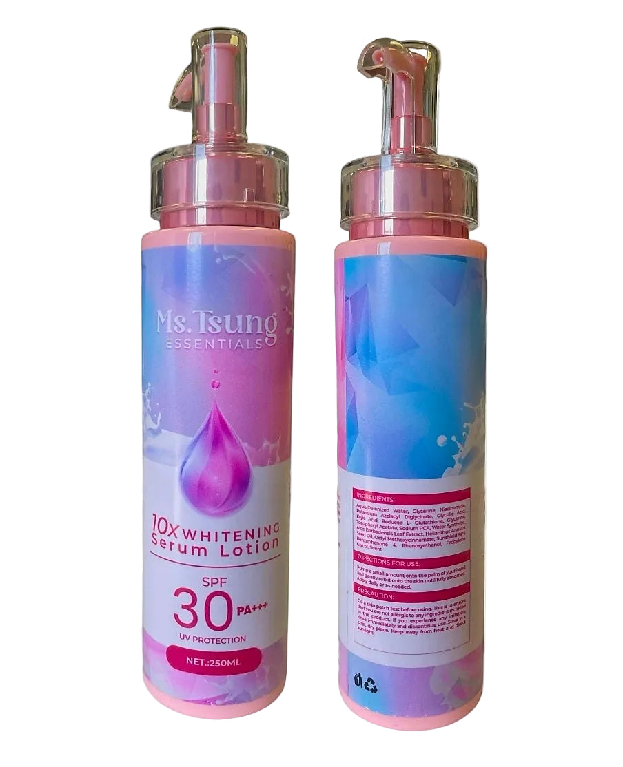 MS.TSUNG ESSENTIALS 10X Whitening Serum Lotion SPF30 PA+++ 250ml