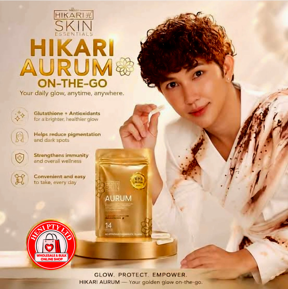 HIKARI AURUM ON-THE-GO TRIAL PACK POUCH 14-CAPSULES