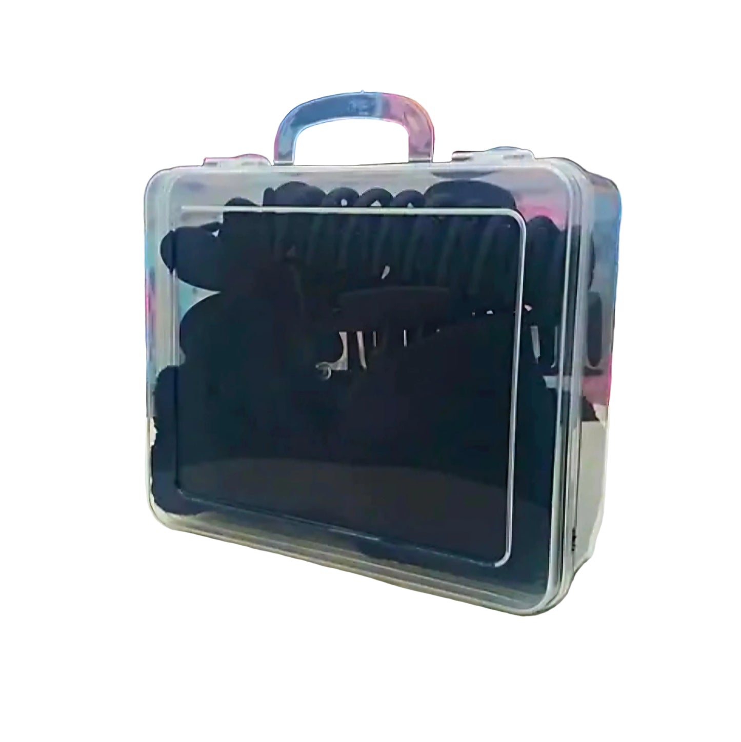 Complete Facial SPA ACCESSORIES SET in PP Packing Organizer (PURE BLACK)