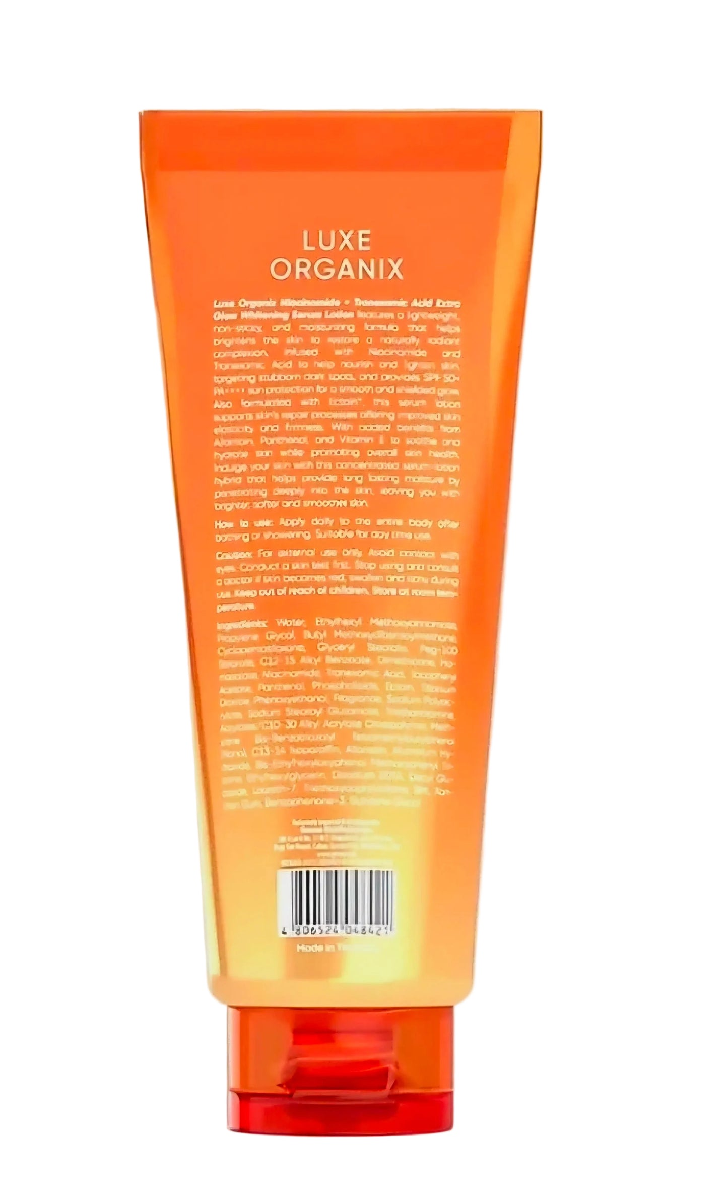 Luxe Organix Youthful Glow NIACINAMIDE + TRANEXAMIC ACID Whitening Serum Lotion SPF50 PA++++ 200ml