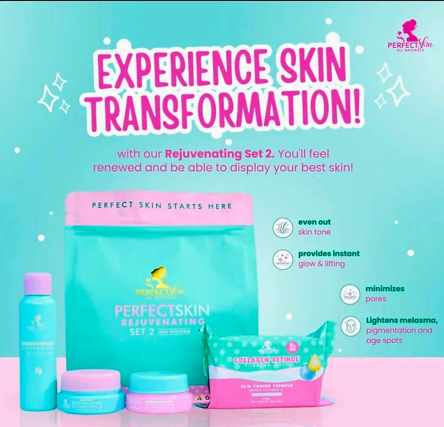 Perfect Skin REJUVENATING SET#2 Melasma & Age-Defying Set