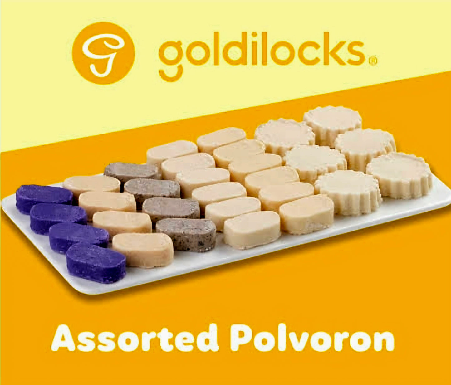 Goldilocks ASSORTED POLVORON 30-piece 462g SHARE PACK