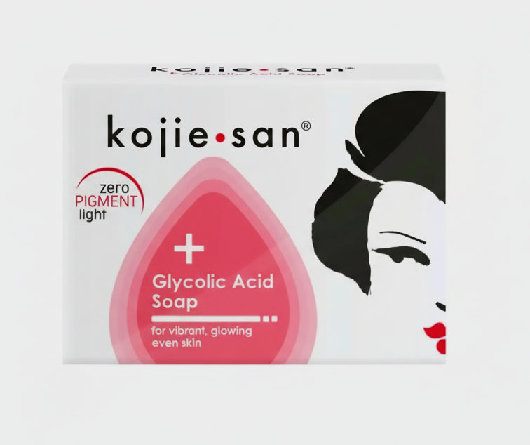 Kojie San GLYCOLIC ACID SOAP Zero Pigment Light 100g (PINK)