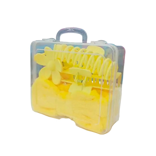 💲‼️EOFY-SALE‼️💲YELLOW FACIAL ACCESSORIES SET