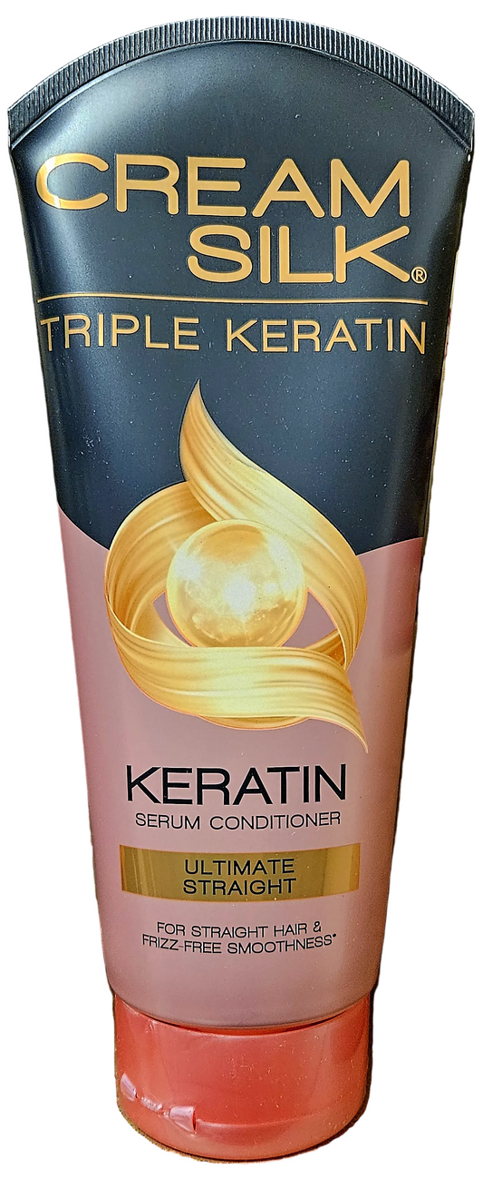 CREAM SILK TRIPLE KERATIN ULTIMATE STRAIGHT CONDITIONER 170ML