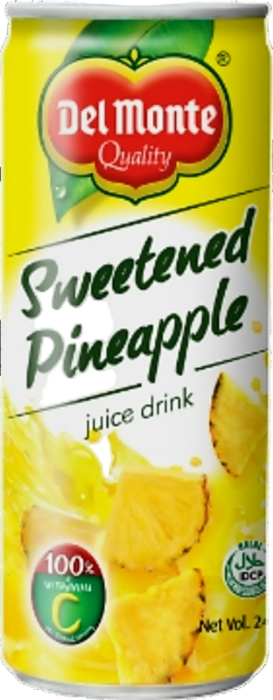 DEL MONTE SWEETENED PINEAPPLE JUICE 220ML