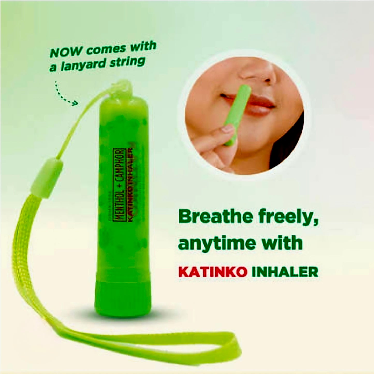 Katinko NASAL INHALER with Lanyard