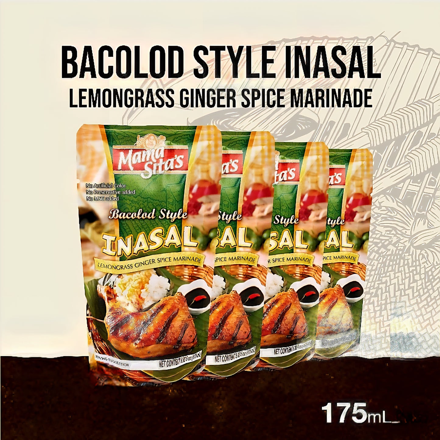 Mama Sita's INASAL MARINADE 175ml POUCH