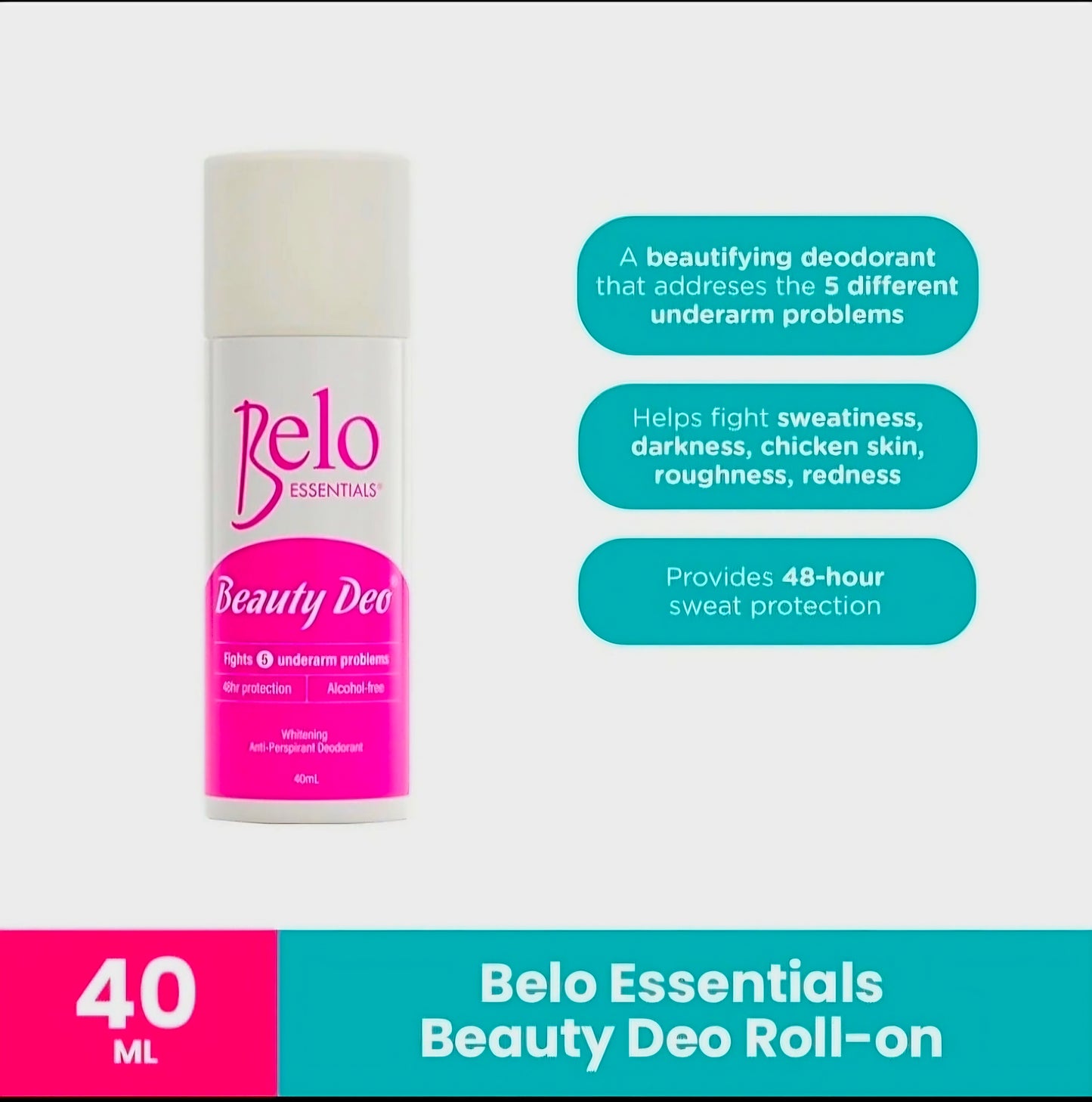 BELO ESSENTIALS Beauty Deo Deodorant 40ml