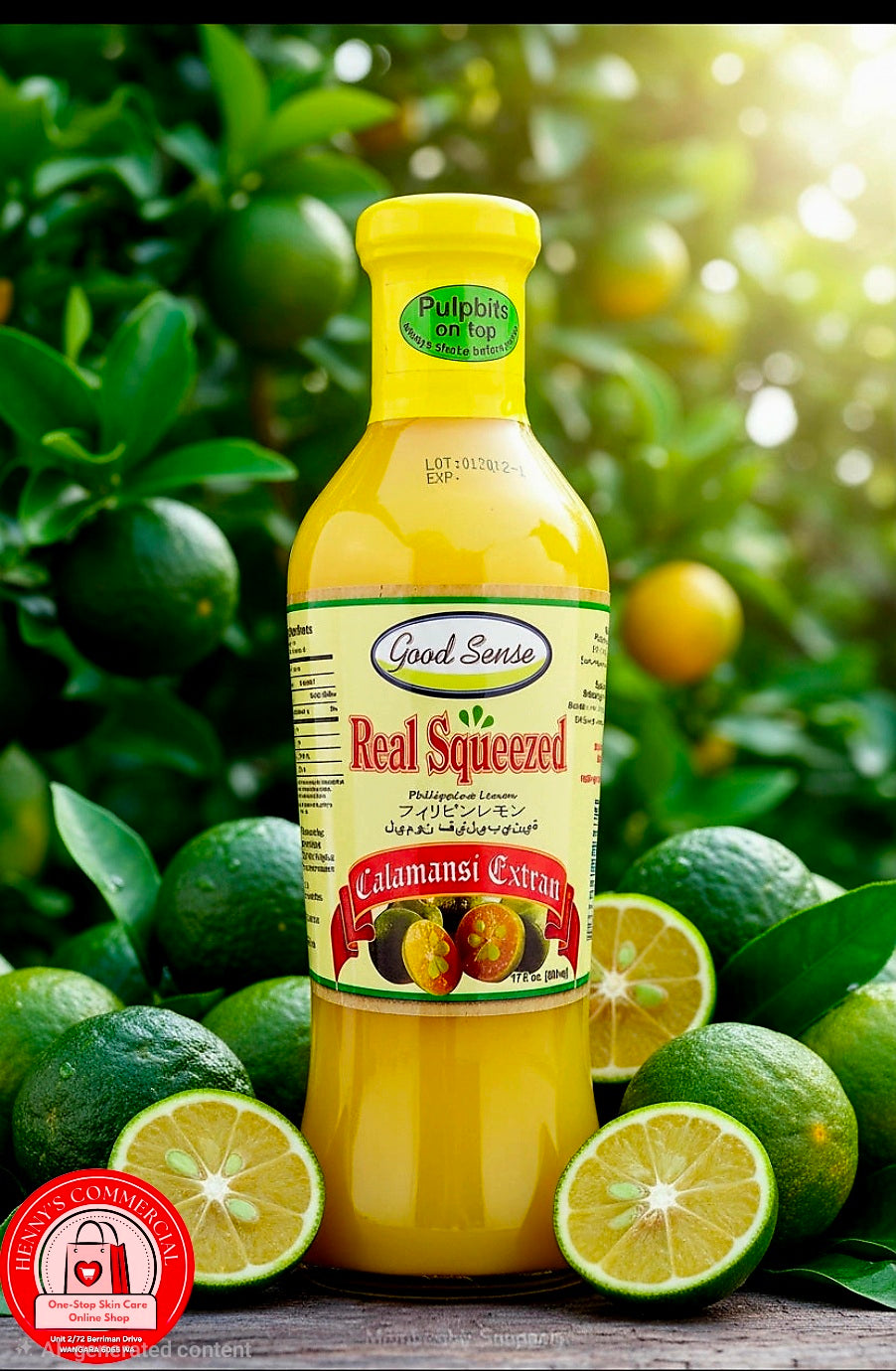 GOOD SENSE REAL SQUEEZED CALAMANSI EXTRACT 500ML