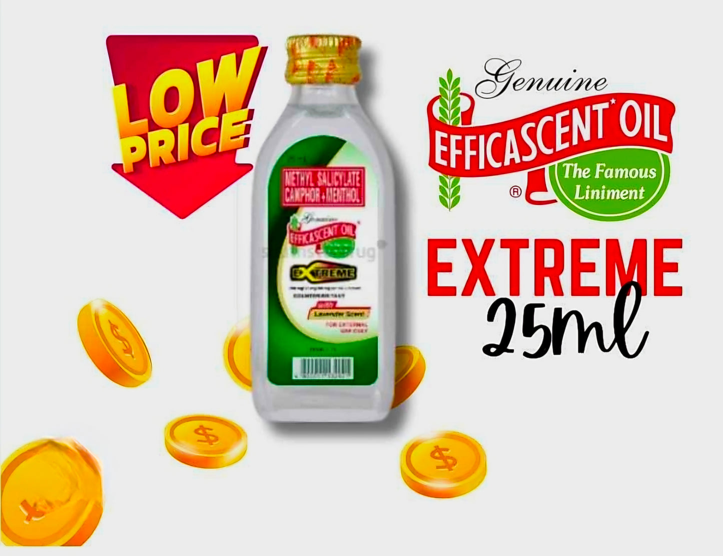 Efficascent Oil EXTREME with Lavender Scent 25ml TRAVEL SIZE